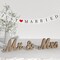 Mr and Mrs Sign &#x26; Just Married Banner for Wedding Decorations